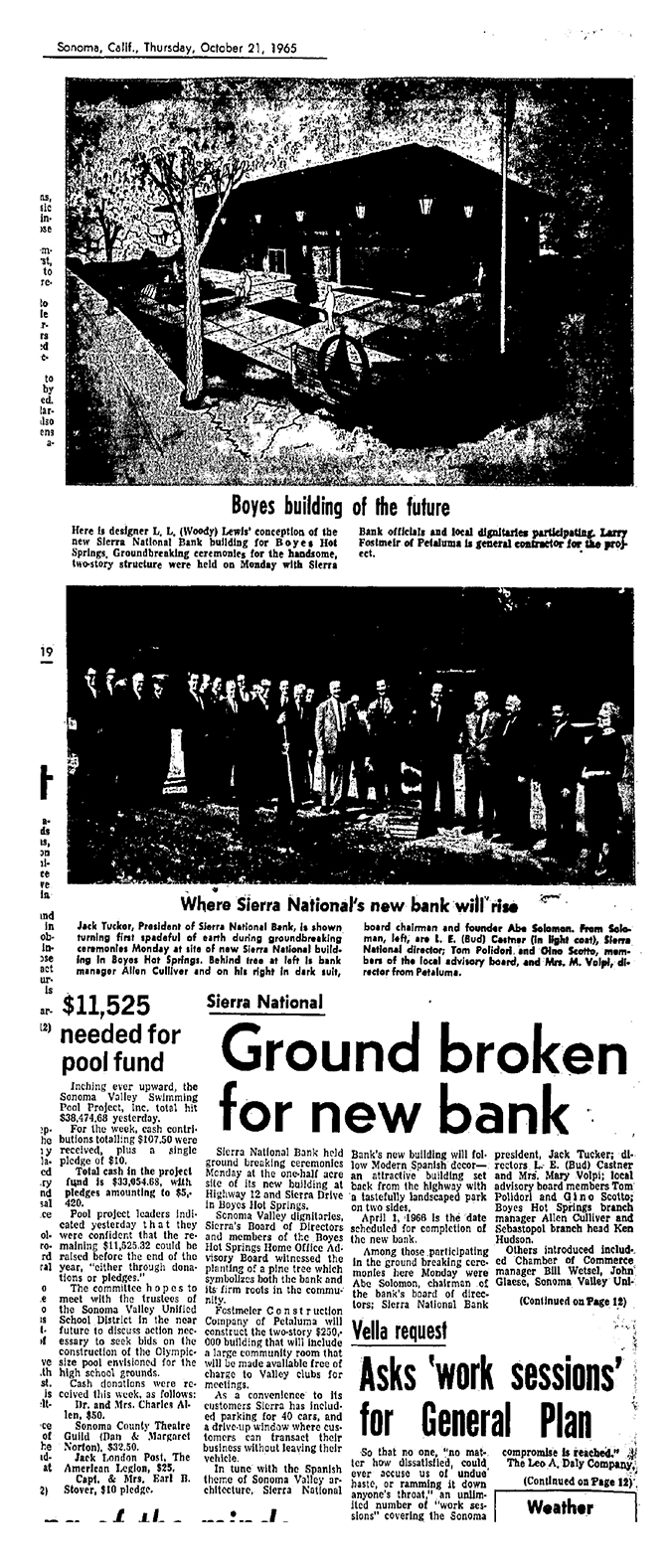 SierraBankGroundbraking1966