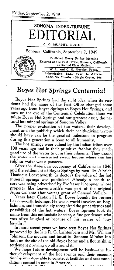 BHSCentennailEditorial